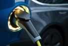 Electric car charging port